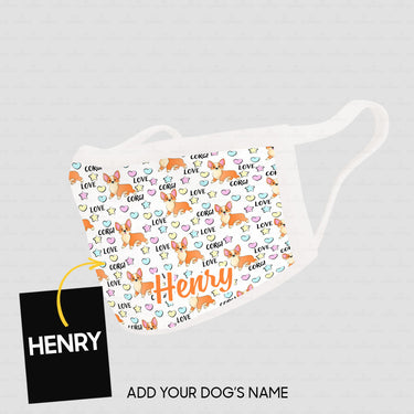 Personalized Dog Gift Idea - Cute Dogs 15 For Dog Lovers - Cloth Mask